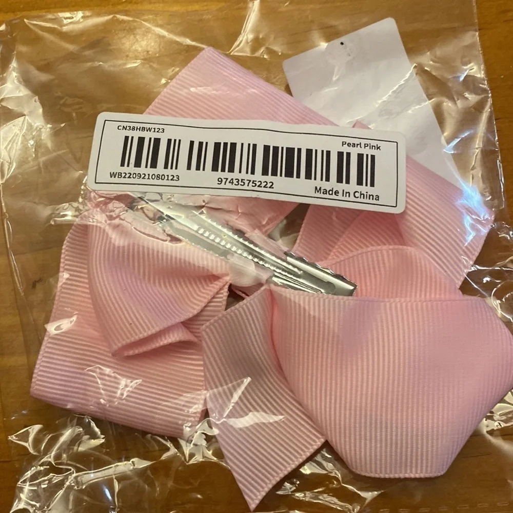 Hair Bow Set with Alligator Clips